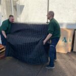 Piano on lorry 4