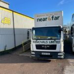 lorry at storage