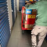 trolley at storage