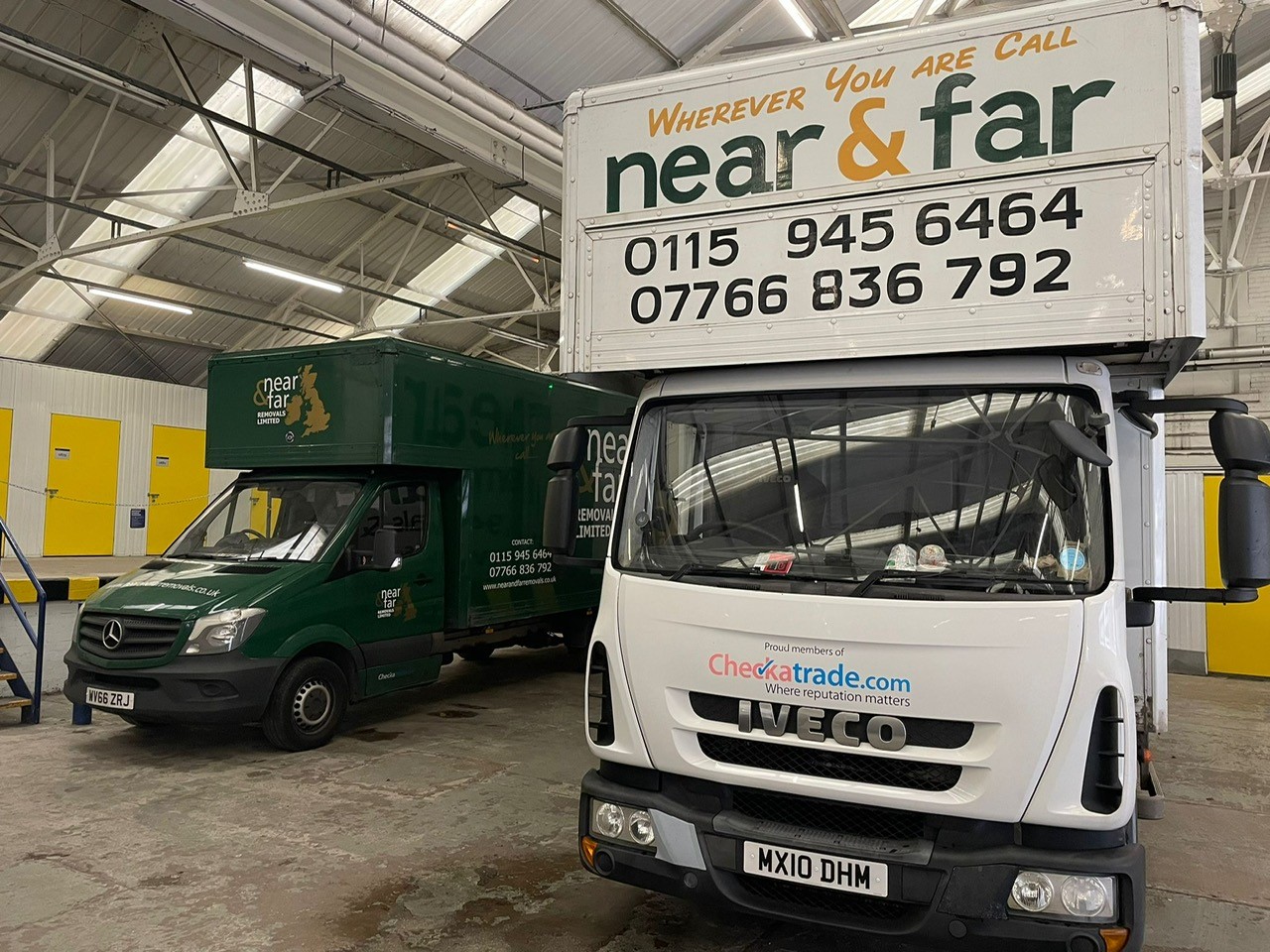 Lorries in Storage